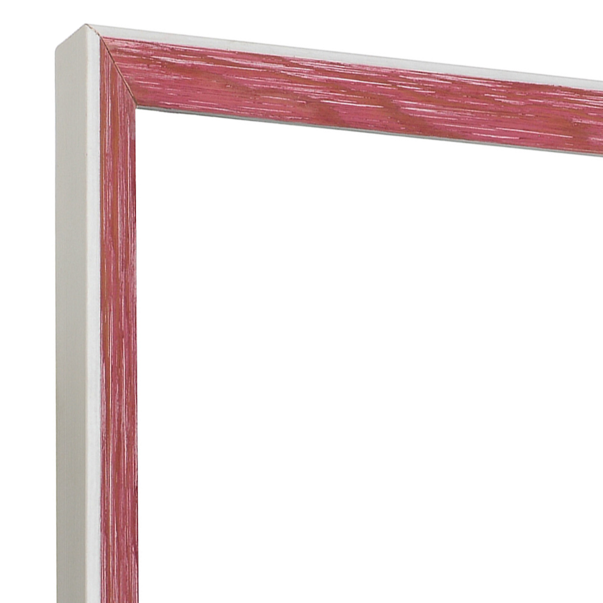 Moulding finger-jointed pine, width 15mm height 20mm, pink colour - Corner