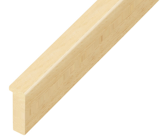 Moulding ramin, width 10mm, height 25 - bare timber - 1025RAMIN