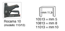 Staples 108/13 - 8 mm high - Pack 5000