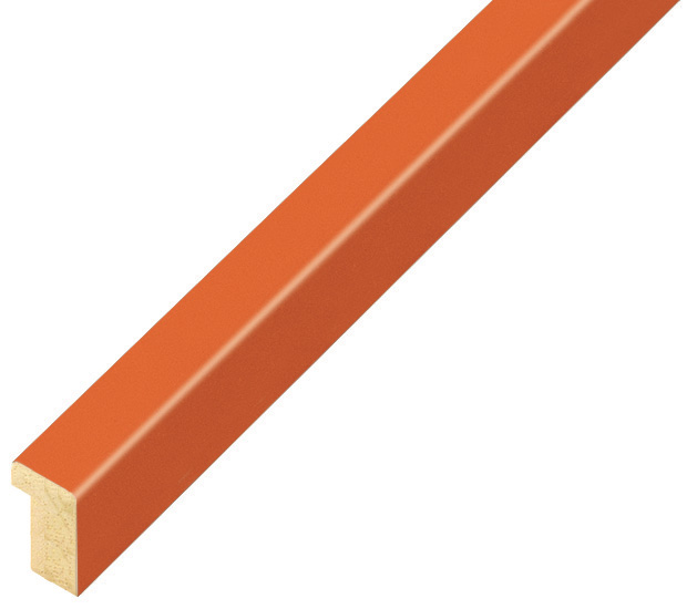 Moulding ramin width 10mm height 14 - Pumpkin orange - 10ZUCCA