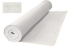 Plushy cloth for liners, White - 5 meter roll