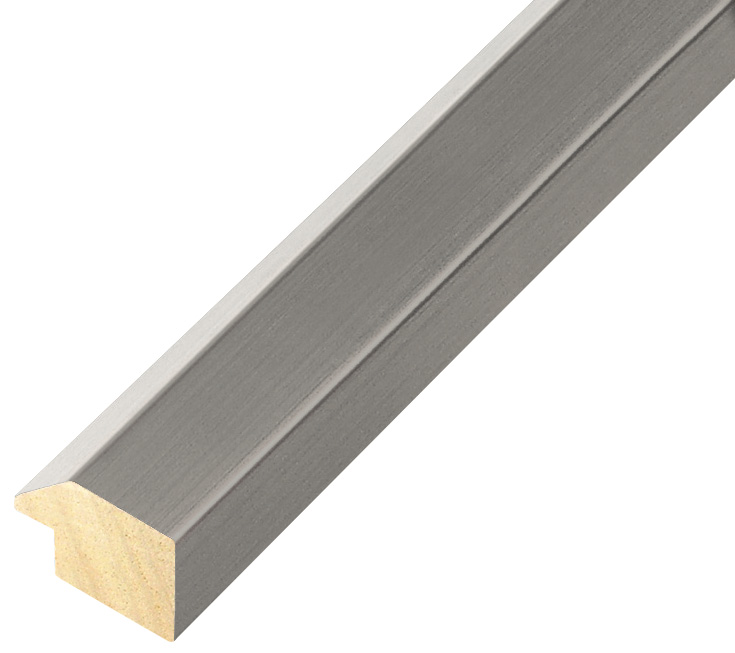 Moulding ayous, width 28mm height 20 - smoke gray - 128FUMOARG