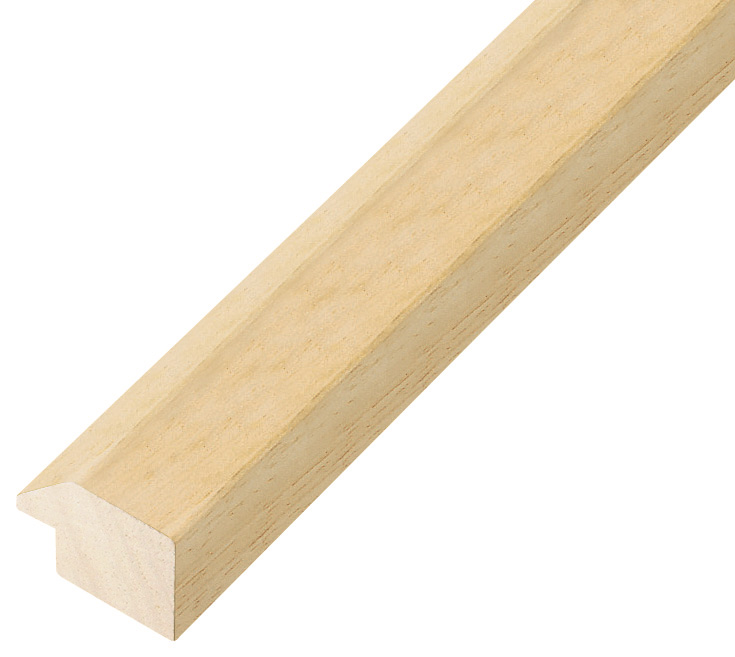 Moulding ayous, width 28mm height 20 - bare timber - 128G