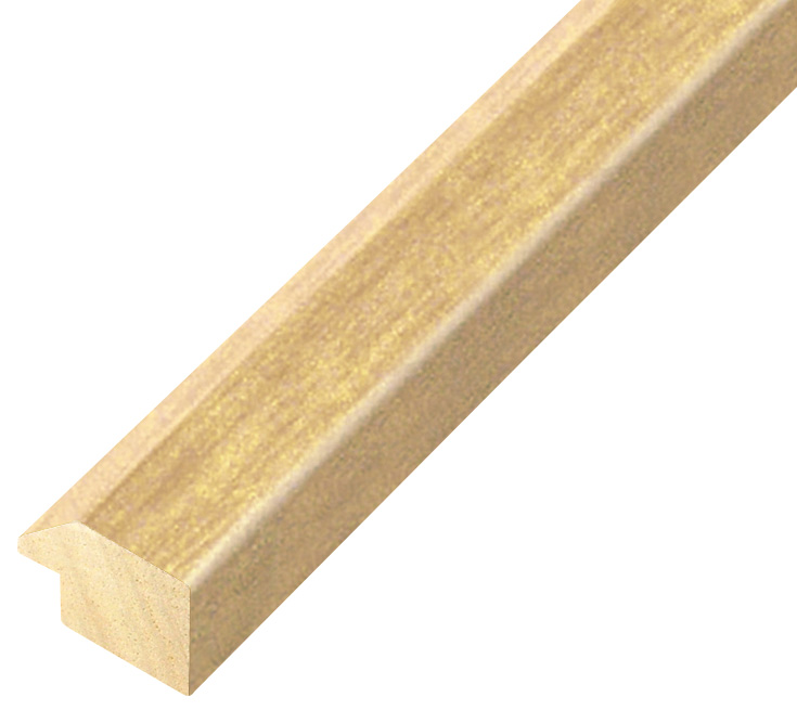 Moulding ayous, width 28mm height 20 - natural timber - 128NAT
