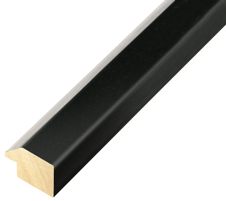 Moulding ayous, width 28mm height 20 - Black