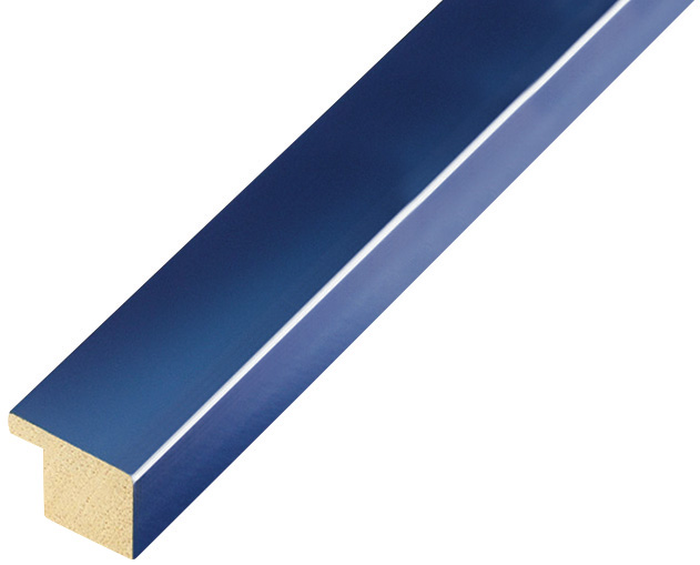 Moulding ayous - width 20mm height 14 - Glossy blue
