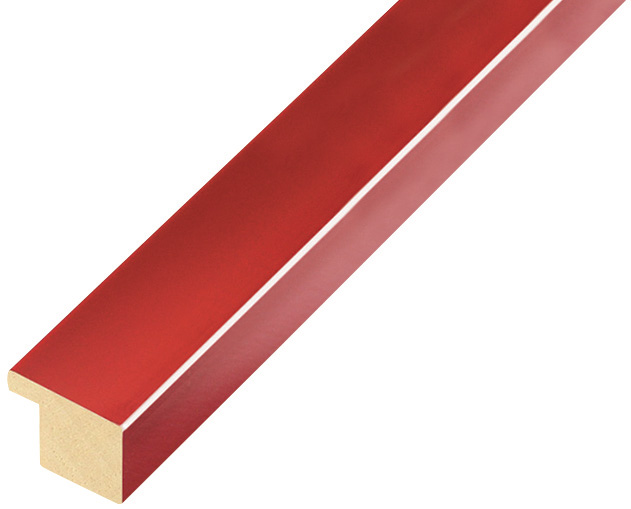 Moulding ayous - width 20mm height 14 - Glossy red - 13ROSSO