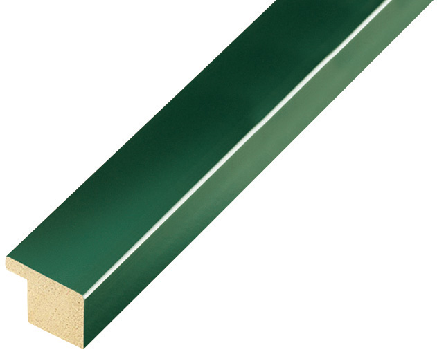 Moulding ayous - width 20mm height 14 - Glossy green