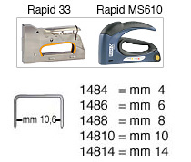 Staples   6 mm for Rapid, Rocama etc - Pack 5000