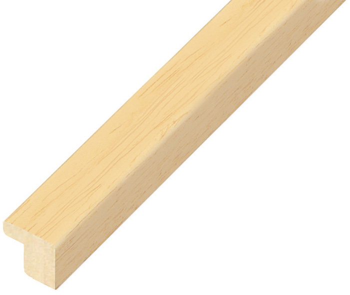 Moulding ramin, width 15mm, height 14 - bare timber - 1514RAMIN