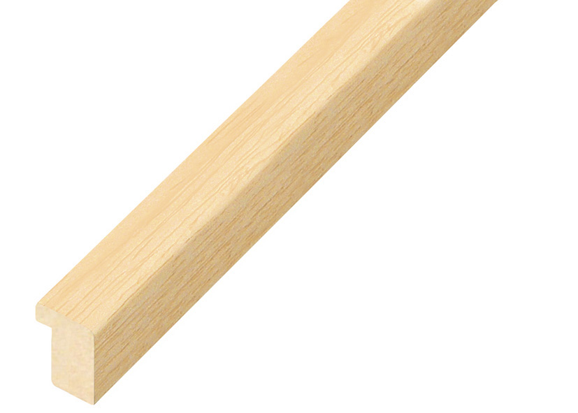 Moulding ayous, width 15mm, height 20mm, bare timber