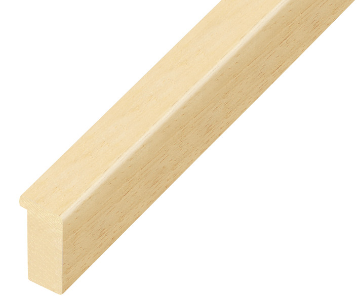 Moulding ayous, width 15mm, height 25mm, bare timber - 1525G