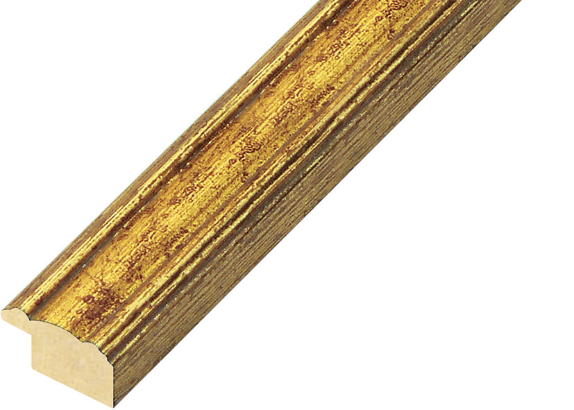 Moulding ayous jointed width 24mm - Antique gold