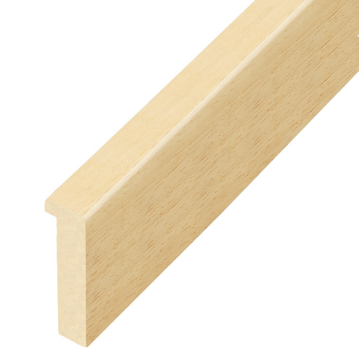 Moulding ayous, width 15mm height 45mm - bare timber - 1545G