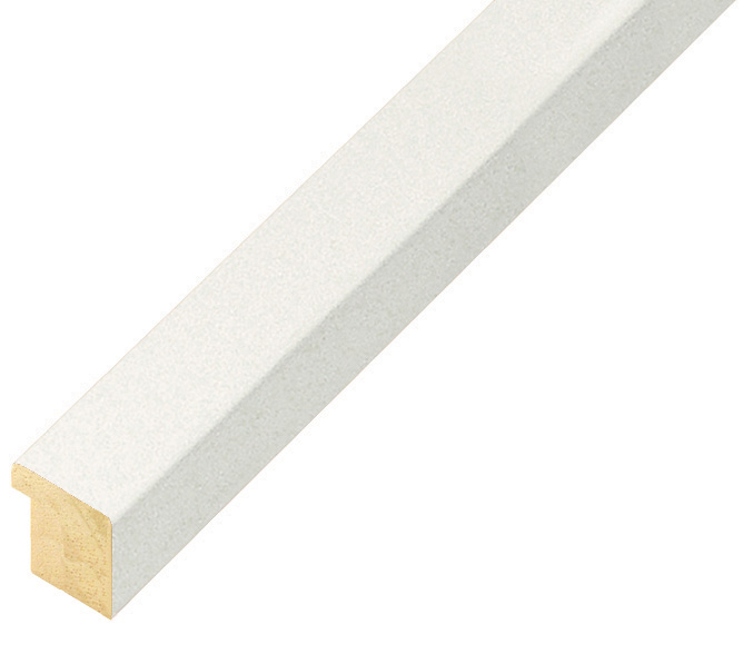 Moulding ayous width 15mm height 14 - matt white