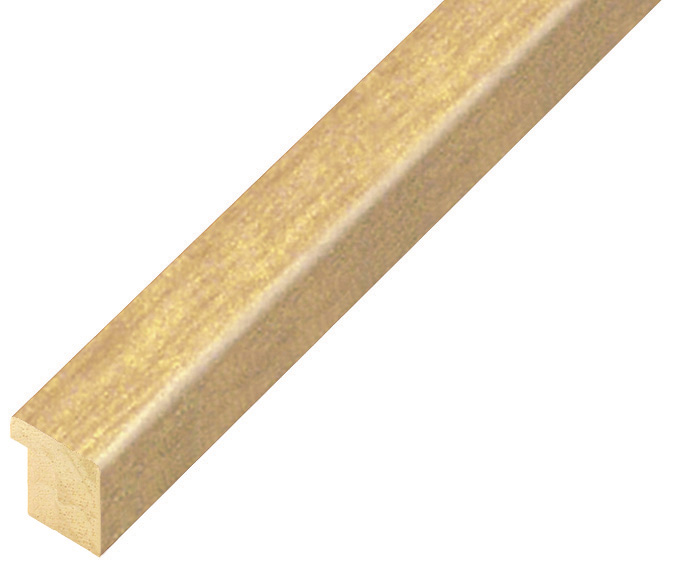 Moulding ayous, width 15mm height 14 - natural wood - 15NAT