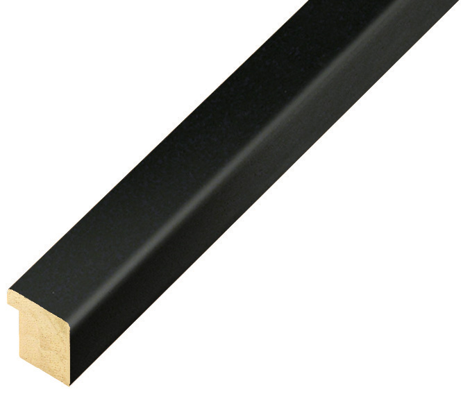 Moulding ayous width 15mm height 14 - matt black
