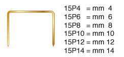 Staples type 80,   8 mm - Pack 10000