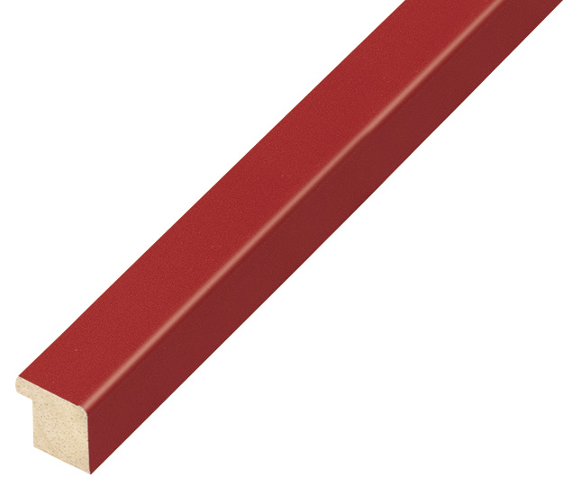 Moulding ayous width 15mm height 14 - red - 15ROSSO