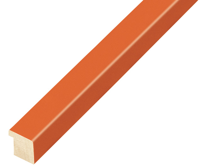 Moulding ayous width 15mm height 14 - Pumpkin orange