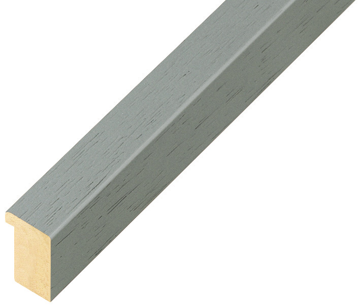 Moulding ayous, width 15mm height 20 - smoke gray - 16FUMO