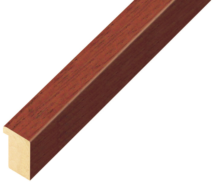 Moulding ayous, width 15mm height 20 - Mahogany