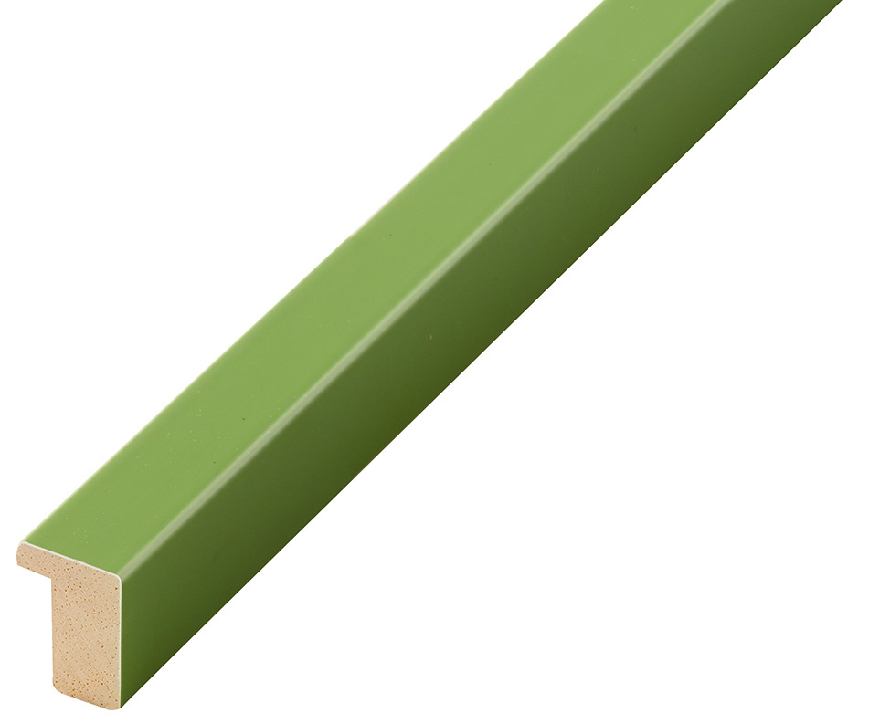 Moulding ayous, width 15mm height 20 - Green