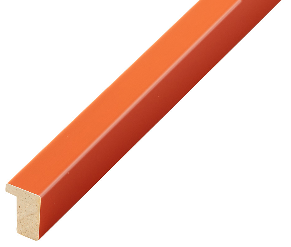 Moulding ayous, width 15mm height 20 - Pumpkin orange