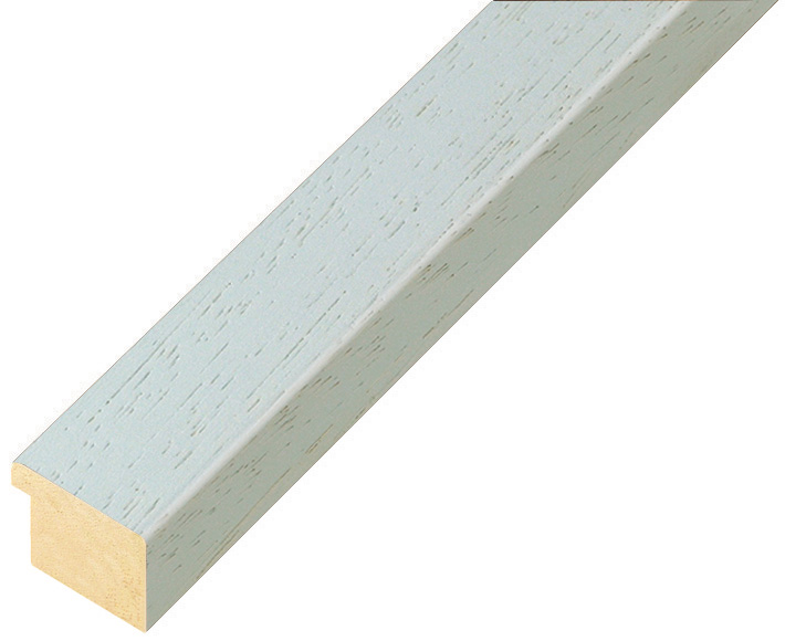 Moulding ayous, width 20mm height 14 - Fog gray, open grain - 19NEBBIA