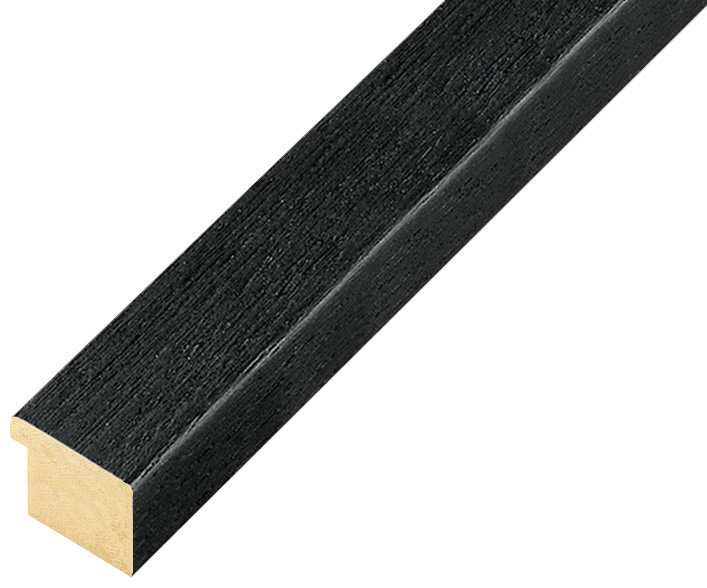 Corner sample of moulding 19NERO - C19NERO