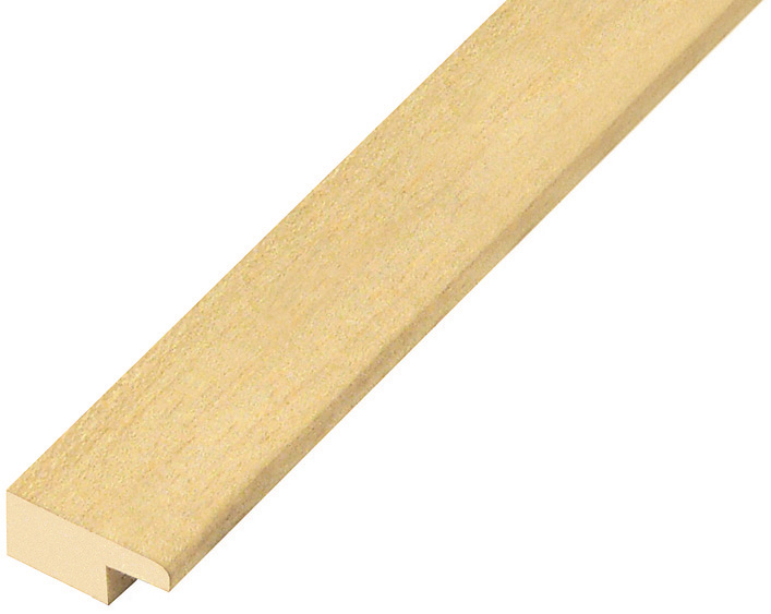 Moulding ayous, width 20mm, height 10mm, bare timber