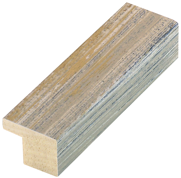 Moulding ayous flat 20mm - mottled, beige