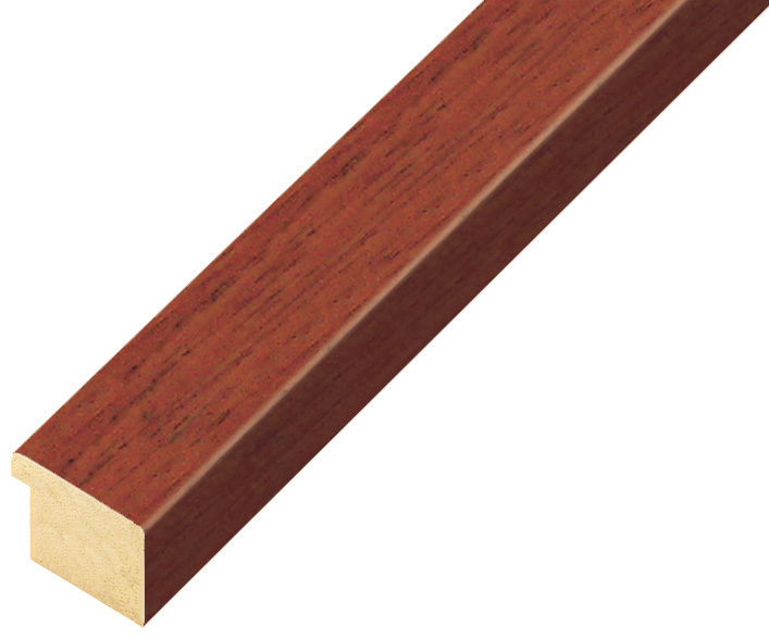 Moulding ayous, width 20mm height 14 - mahogany - 20MOGANO