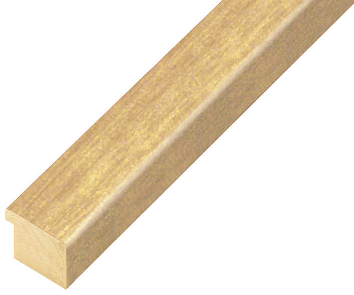 Moulding ayous, width 20mm height 14 - natural wood