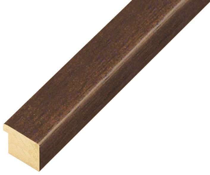 Moulding ayous, width 20mm height 14 - walnut - 20NOCE