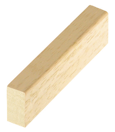 Moulding ayous, width 20mm, height 10mm, bare timber - 20PSS