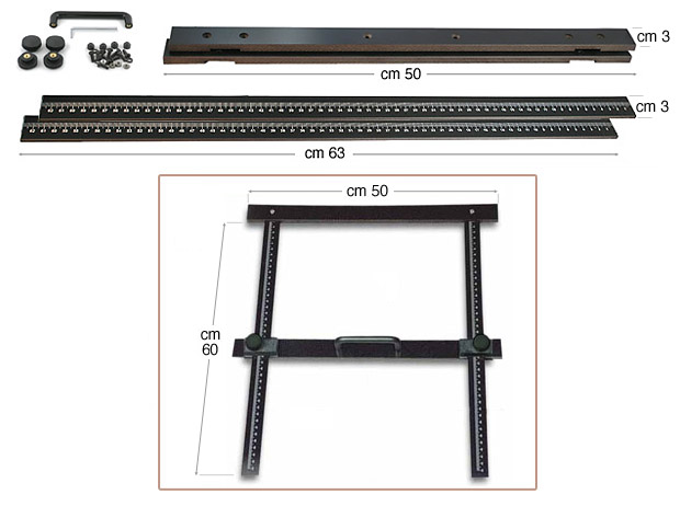 Squares for longitudinal cutting of glass - 600 mm