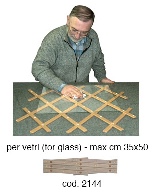 Extendable support for cleaning glass, in PVC, 35x50 cm