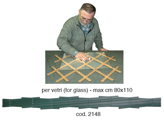 Extendable support for cleaning glass, in PVC, 80x110 cm