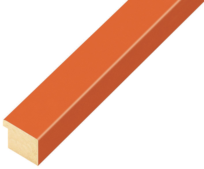 Moulding ayous, width 20mm height 14 - Pumpkin orange