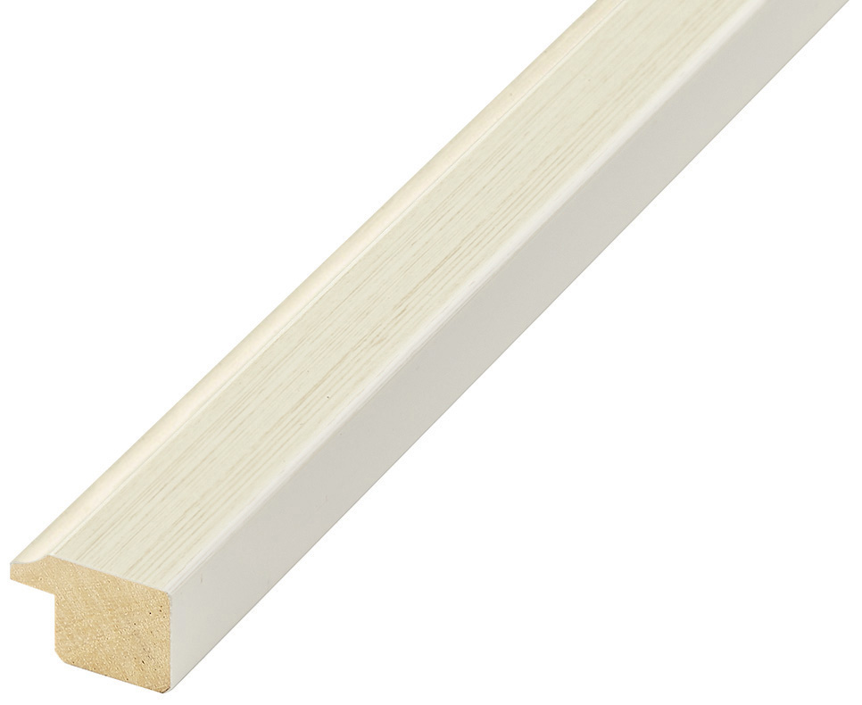 Liner finger-jointed pine - Width 22mm Height 15 - beige - 22BEIGE