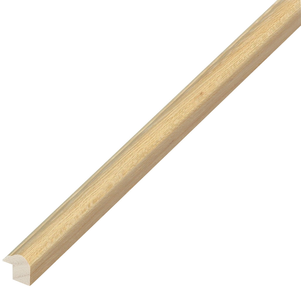 Moulding ramin, width 13mm, height 15 - bare timber - 232RAMIN
