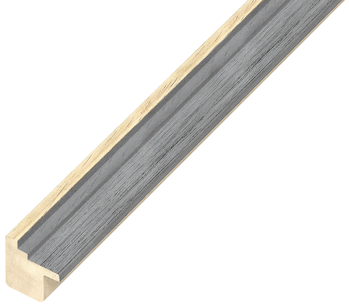 Moulding ayous, width 19mm, height 22 - Grey - 233GRIGIO