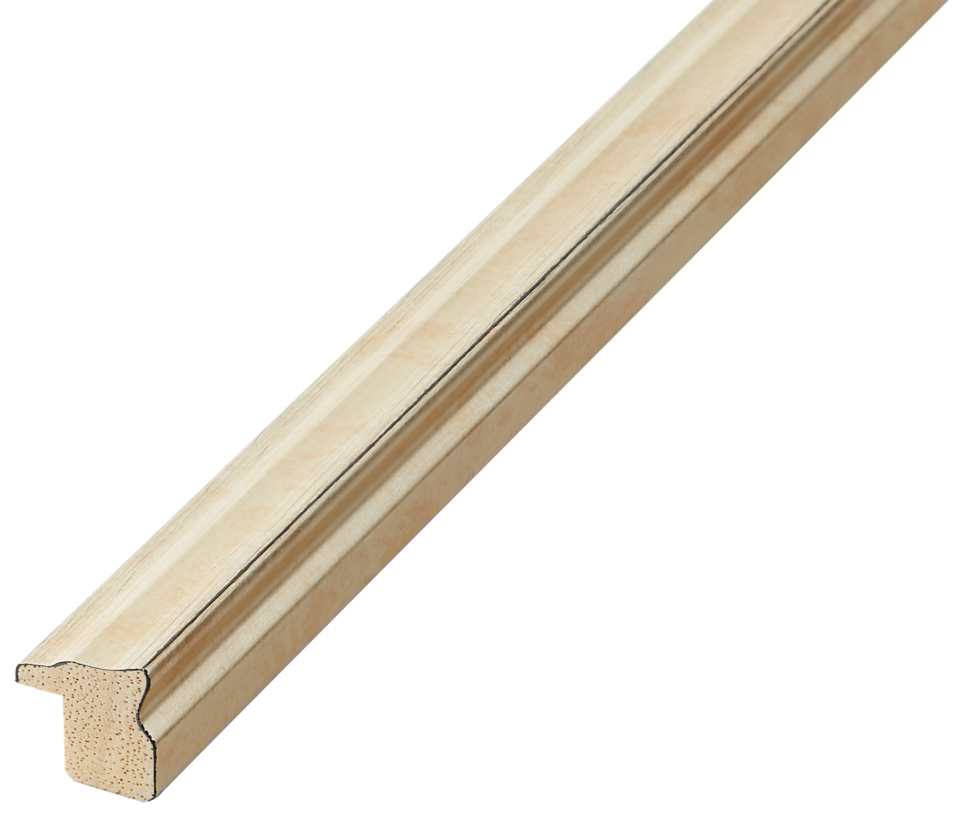 Moulding finger-jointed pine Width 16mm Height 16 - Platinum - 234PLATINO