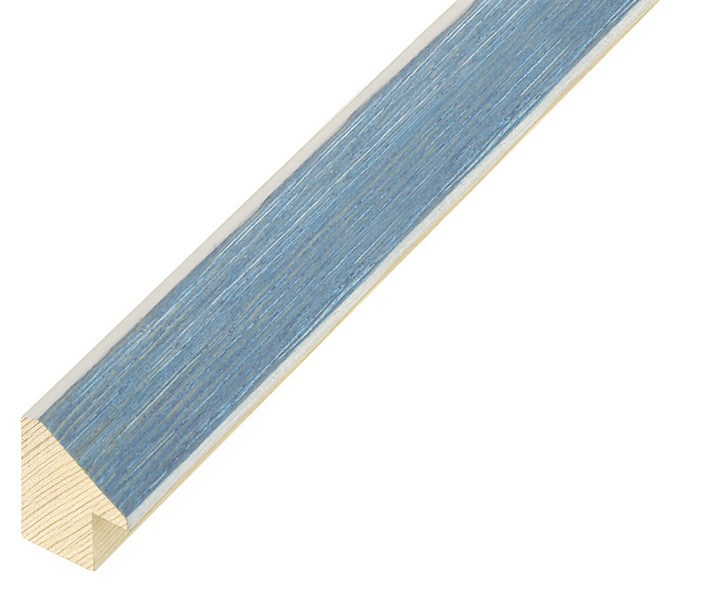 Moulding finger-jointed pine, width 15mm height 20mm, iris colour - 239IRIS