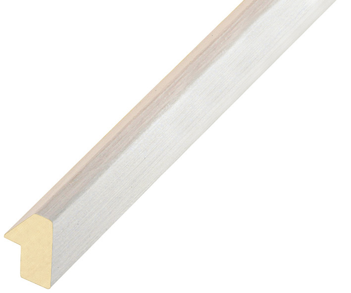 Moulding ayous 25mm height, 14mm width, white