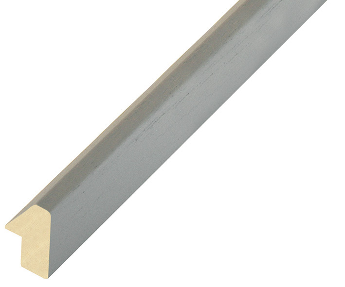 Moulding ayous 25mm height, 14mm width, light grey - 249FUMO