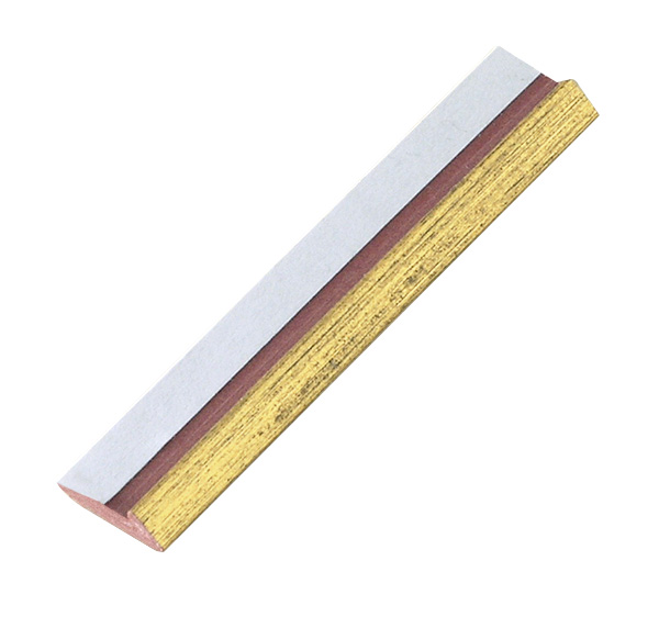 Slip plastic, gold, with double-side adhesive tape