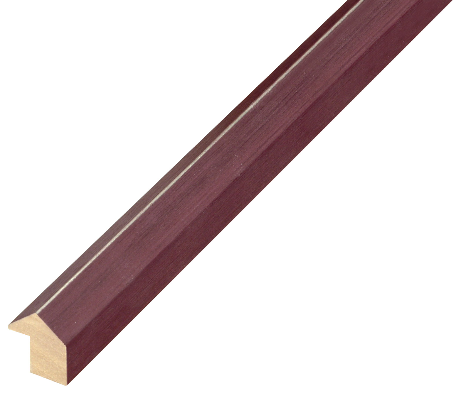 Moulding ayous - height 21mm - widht 18mm - plum - 253PRUGNA