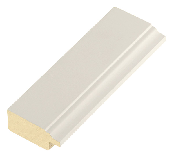 Corner sample of moulding 25BIANCO - C25BIANCO